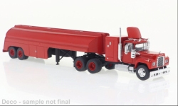 Brekina 85814 - H0 - Mack RS700 Tank-Sattelzug Feuerwehr